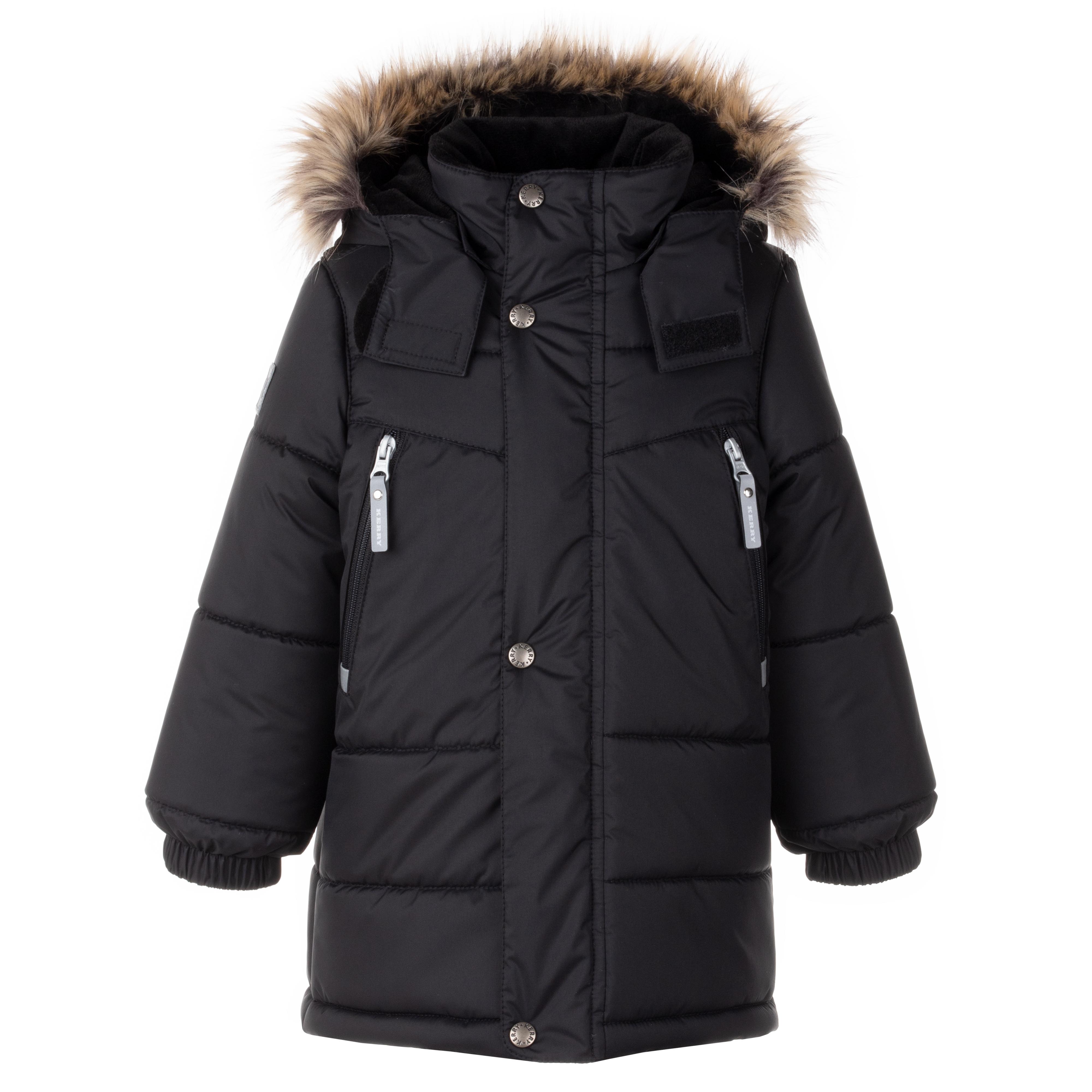 Куртка детская KERRY K23437, черный, 128