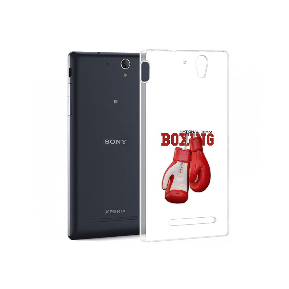 Чехол MyPads Tocco для Sony Xperia C5 Ultra боксерские перчатки (PT16261.253.244)