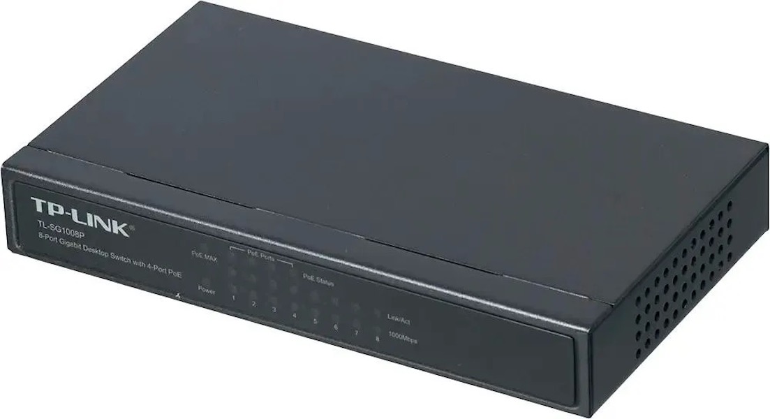 

Коммутатор TP-LINK TL-SG1008P, неуправляемый