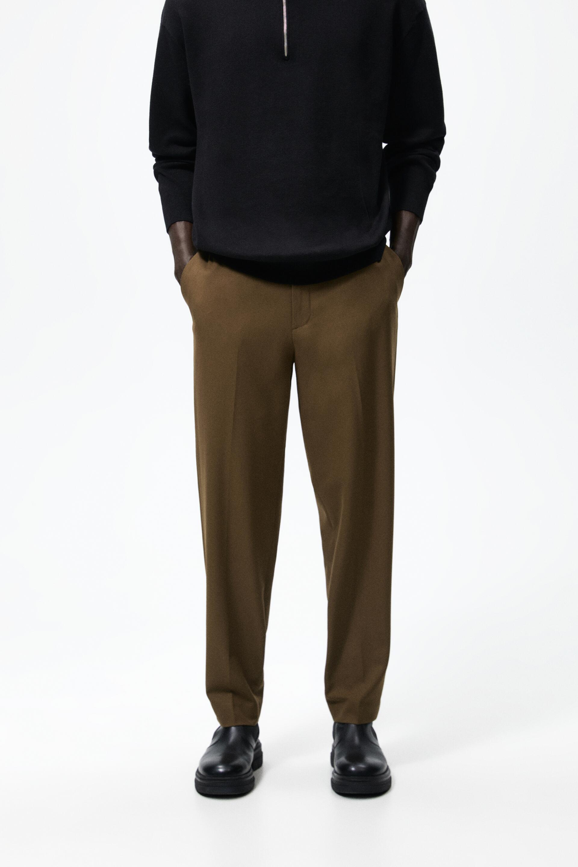 

Брюки мужские ZARA 06861362 коричневые 40 (доставка из-за рубежа), 06861362