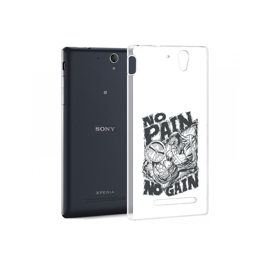 

Чехол MyPads Tocco для Sony Xperia C5 Ultra бодибилдинг тяжелая работа (PT16261.253.238), Прозрачный, Tocco