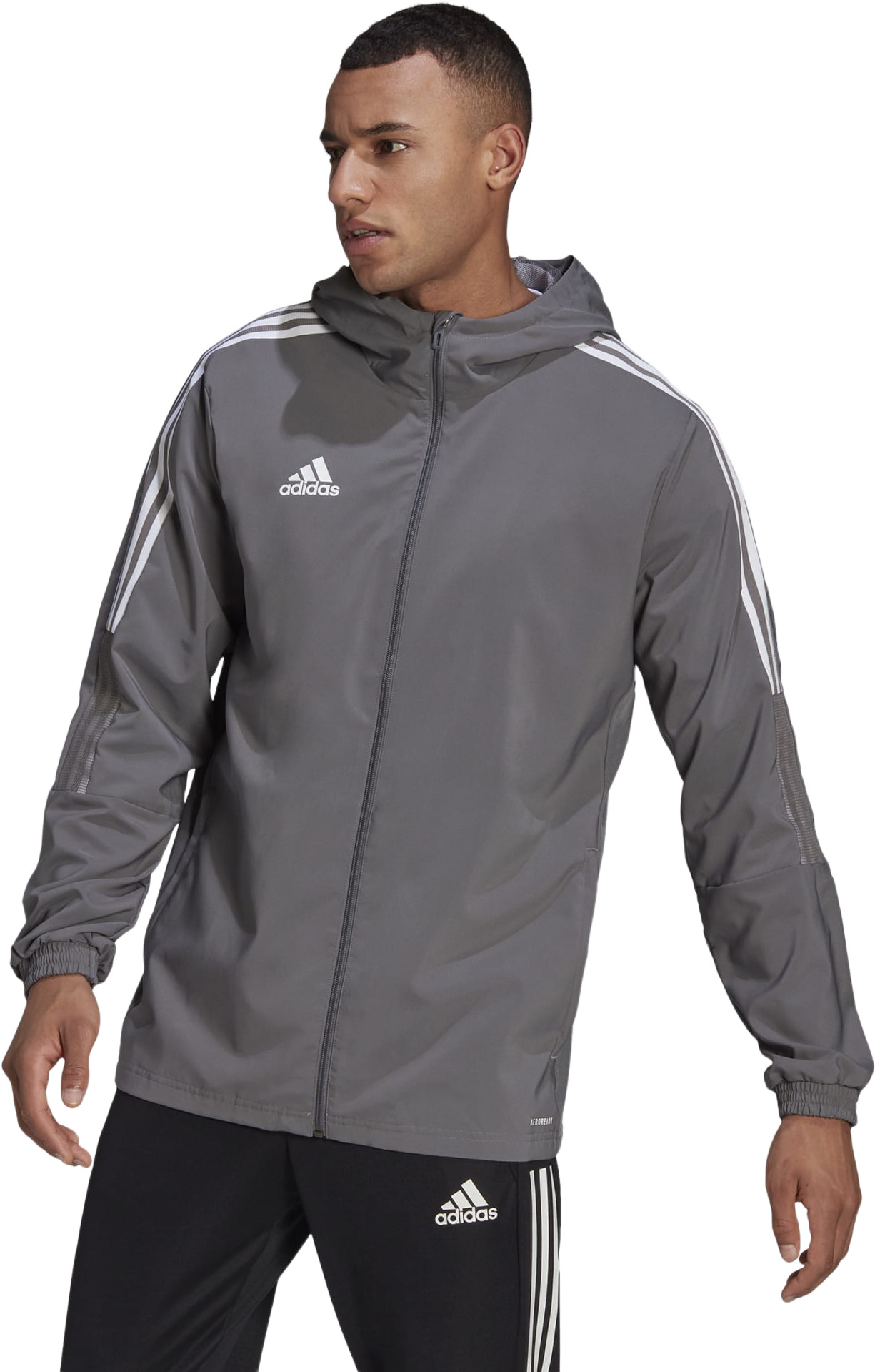 

Ветровка мужская Adidas GP4964 серая LT, GP4964
