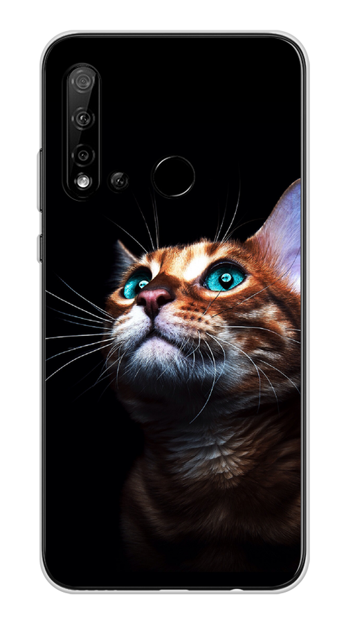 

Чехол Awog на Huawei Nova 5i "Мечтательный кот", Коричневый, 69850-1