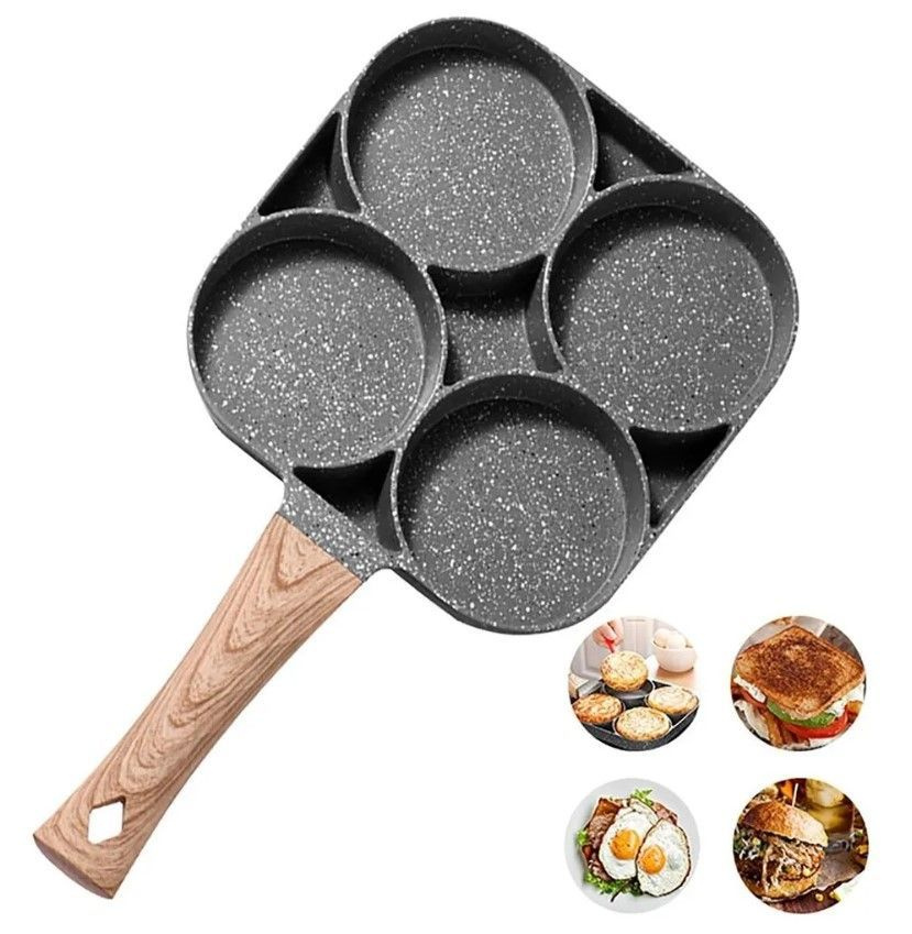 Сковорода TOP-Store Frying pan 4 sections 18 см секционная со съемной ручкой