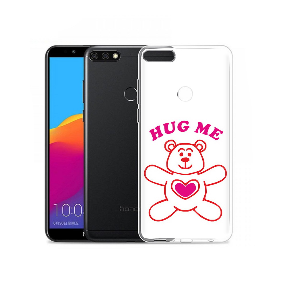 

Чехол MyPads Tocco для Honor 7C Pro 14 февраля обними меня (PT113786.47.4), Прозрачный, Tocco