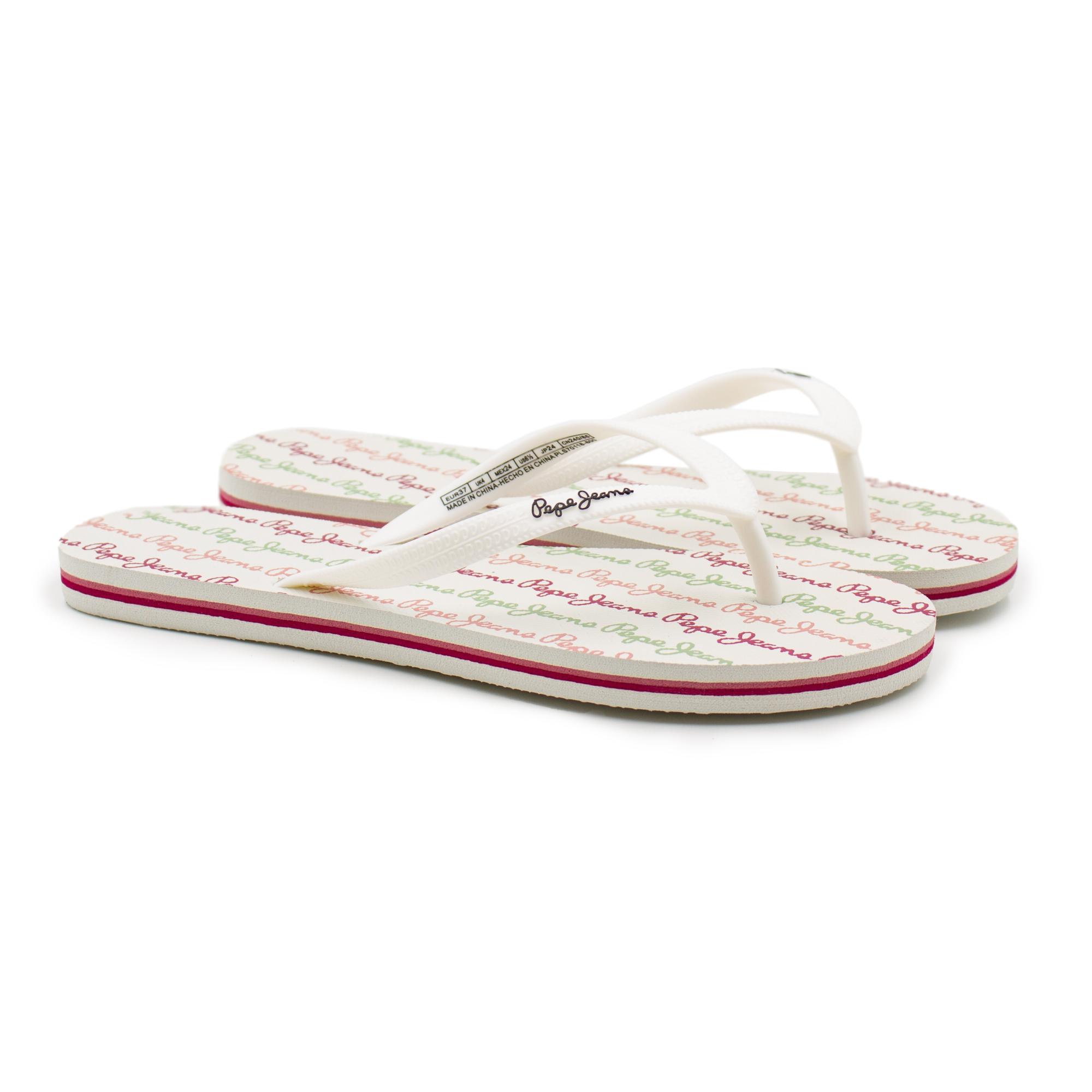 

Вьетнамки женские Pepe Jeans London RAKE LOG PLS70118 белые 38 EU, RAKE LOG PLS70118