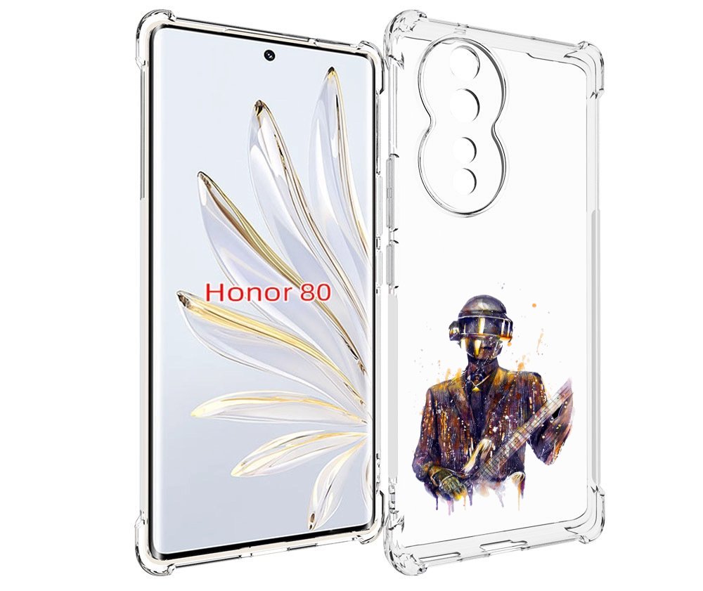 

Чехол MyPads космо-гитарист для Honor 80, Прозрачный, Tocco