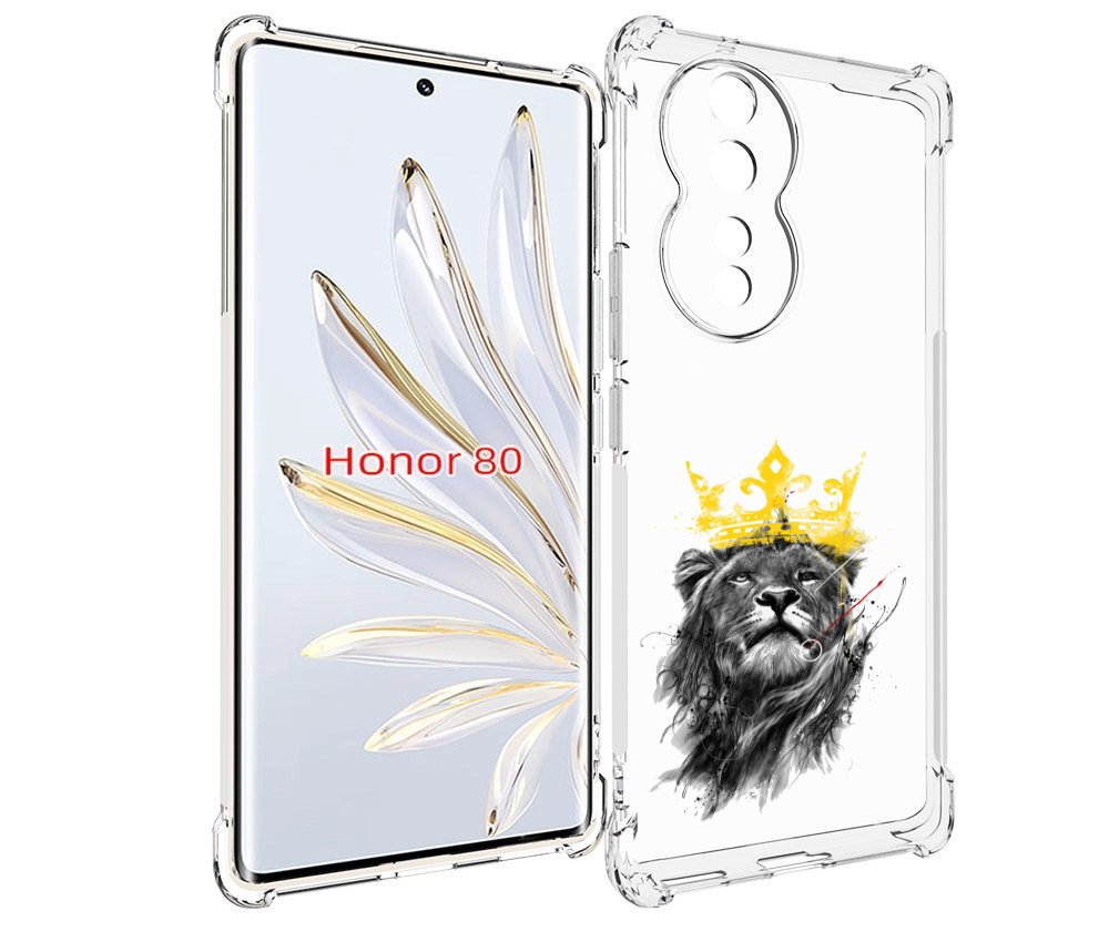 

Чехол MyPads король-лев для Honor 80, Прозрачный, Tocco