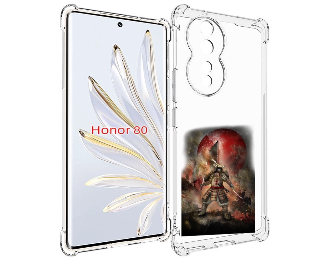 

Чехол MyPads китайскийвоин для Honor 80, Прозрачный, Tocco