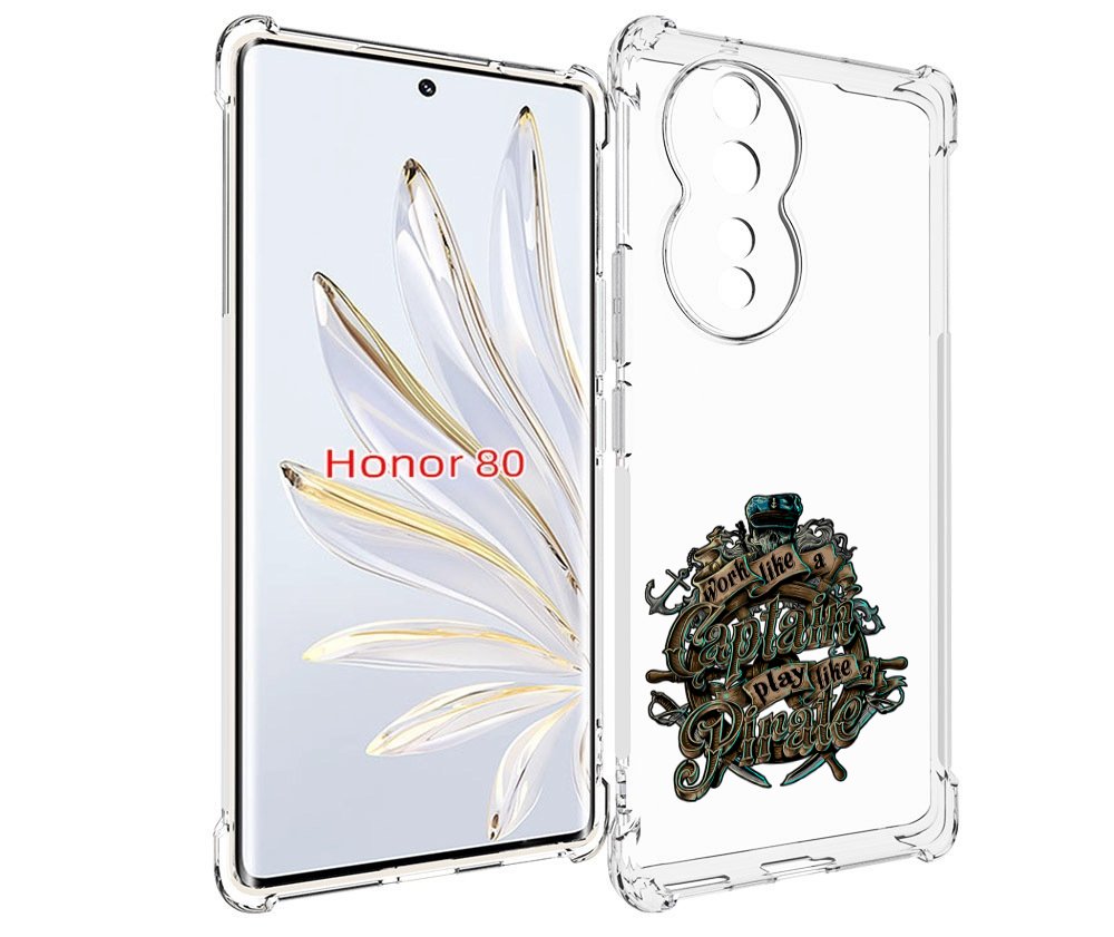 

Чехол MyPads капитан пиратов для Honor 80, Прозрачный, Tocco