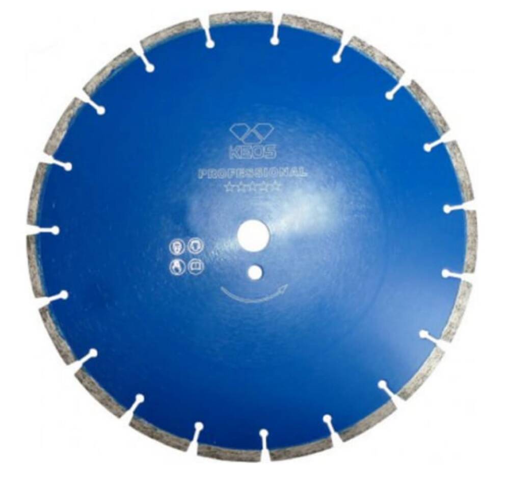 Круг алмазный Keos ф400х25,4/20 бетон Professional DBP02.400 сегментный диск алмазный армированный бетон keos
