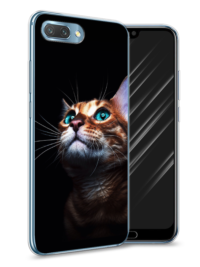 

Чехол Awog на Honor 10 "Мечтательный кот", Коричневый, 65350-1