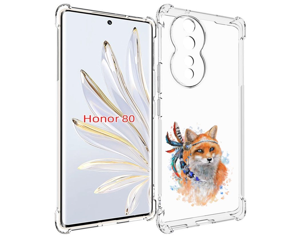 

Чехол MyPads инду лиса для Honor 80, Прозрачный, Tocco