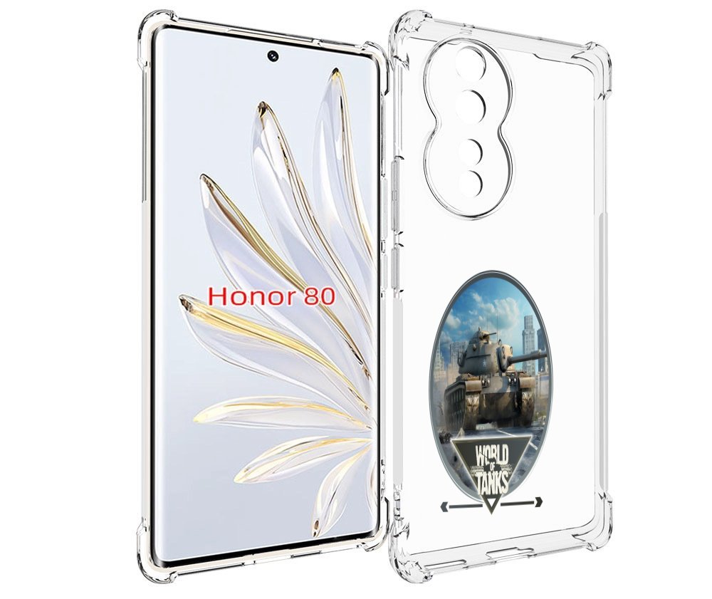 

Чехол MyPads игра с танками для Honor 80, Прозрачный, Tocco