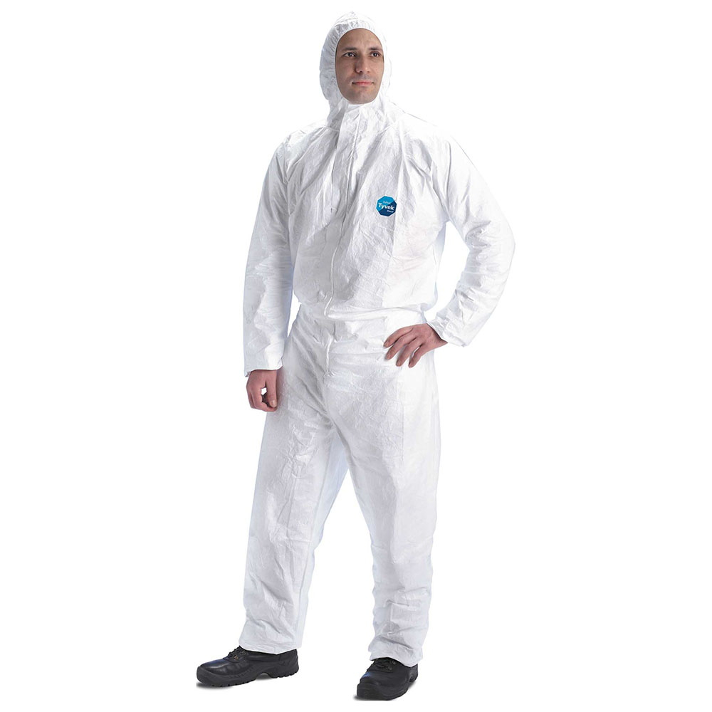 Комбинезон защитный DuPont Tyvek 400 Dual размер 2XL (Белый) dogmoda комбинезон для собак с капюшоном на искусственном меху l