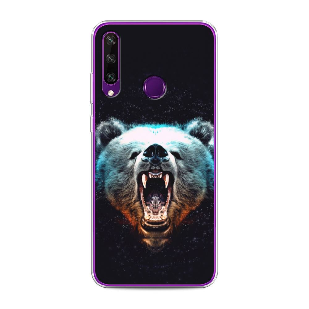 

Чехол Awog на Huawei Y6p "Медведь", Коричневый;голубой;черный, 6103250-2