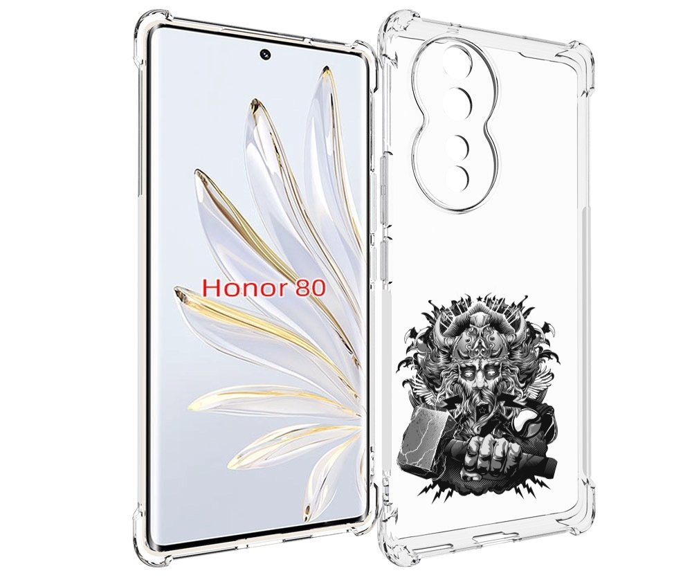 

Чехол MyPads злой тор для Honor 80, Прозрачный, Tocco