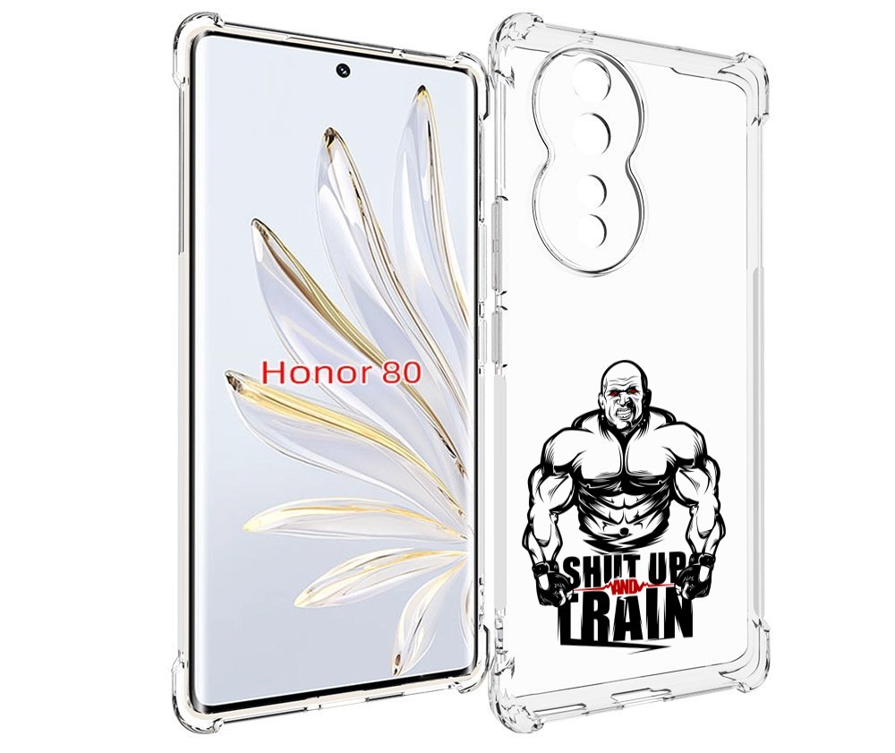 

Чехол MyPads здоровое тело для Honor 80, Прозрачный, Tocco