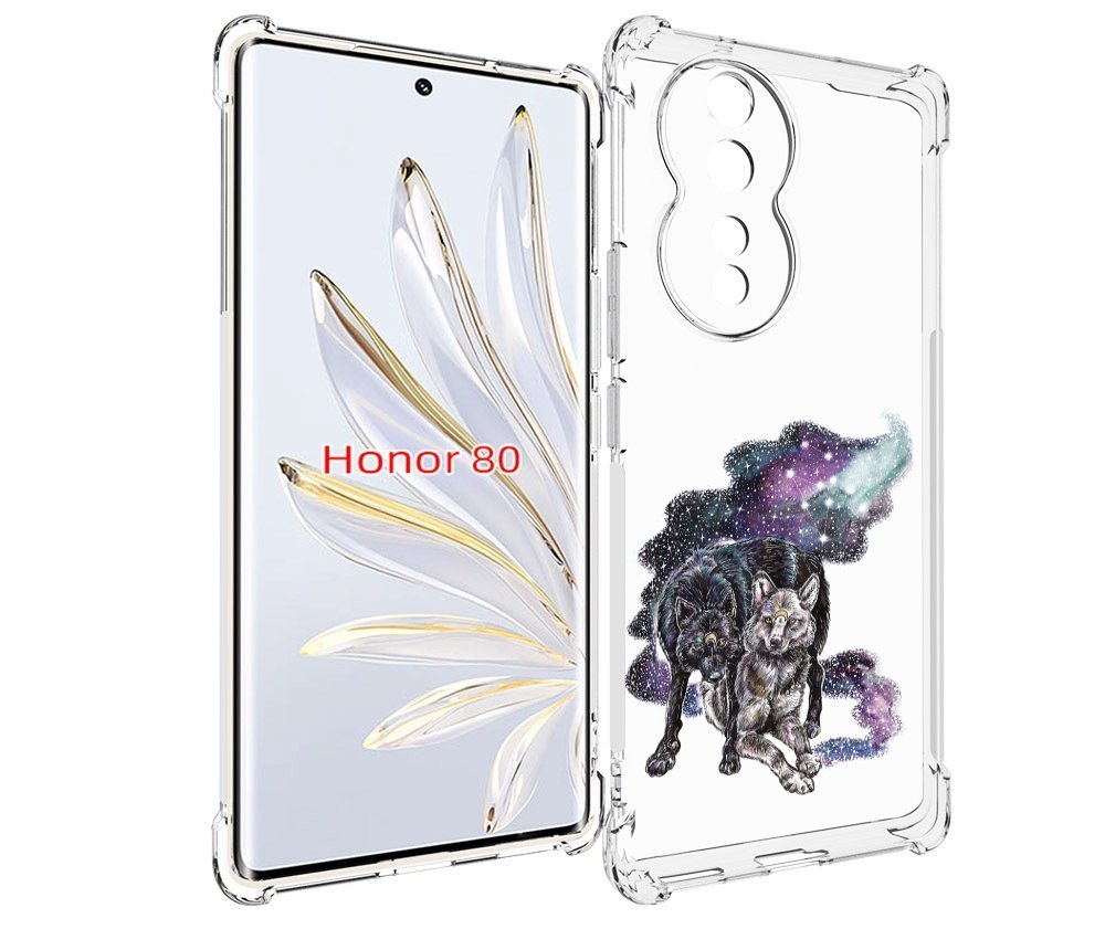 

Чехол MyPads звездные волки для Honor 80, Прозрачный, Tocco