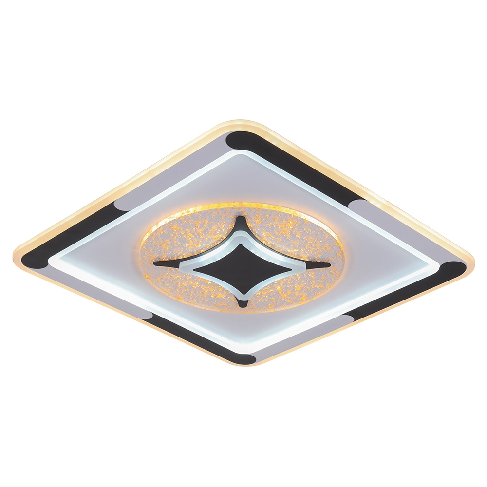 

Потолочный диммируемый светильник с пультом ДУ Profit Light 7017 WHT+BLK 152W