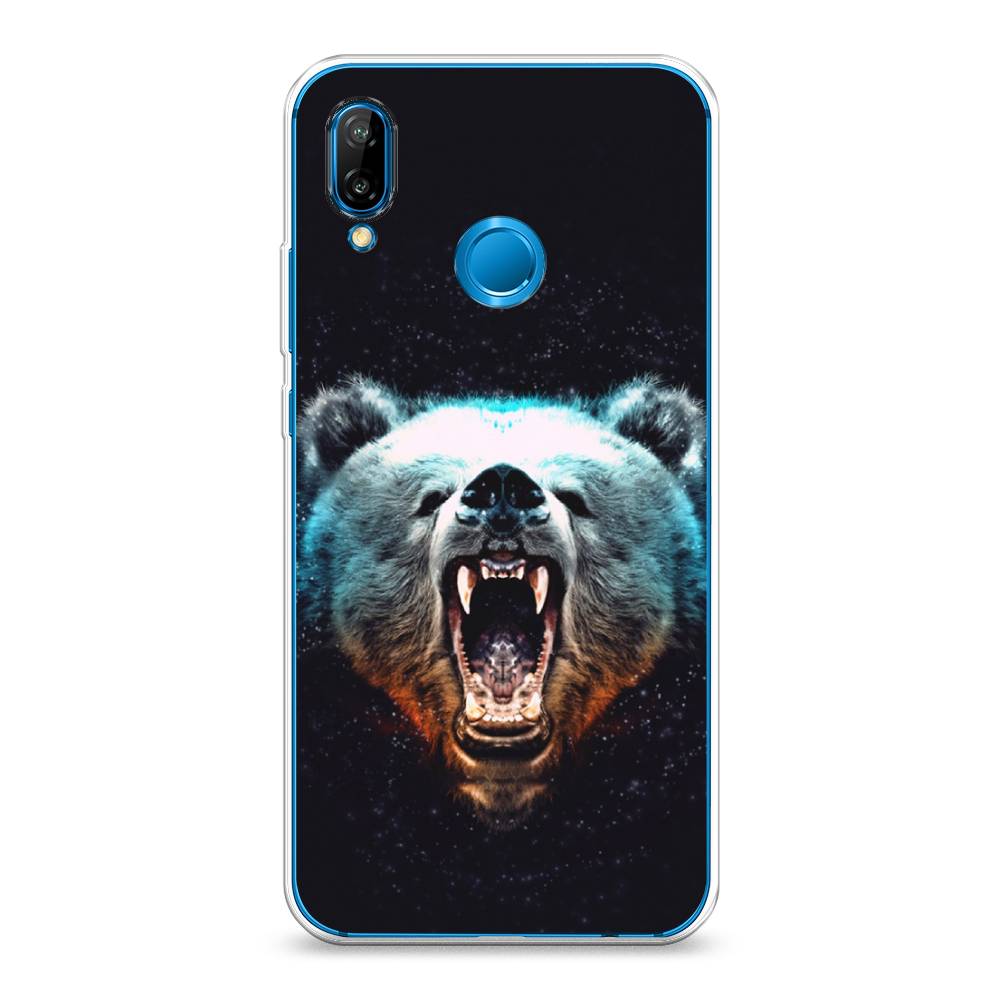 

Чехол Awog на Huawei P20 Lite "Медведь", Коричневый;голубой;черный, 64450-2