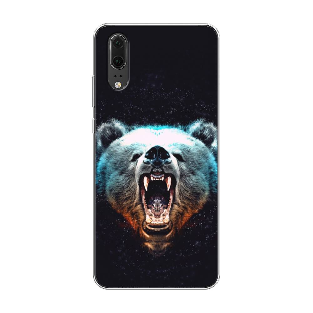 

Чехол Awog на Huawei P20 "Медведь", Коричневый;голубой;черный, 64350-2