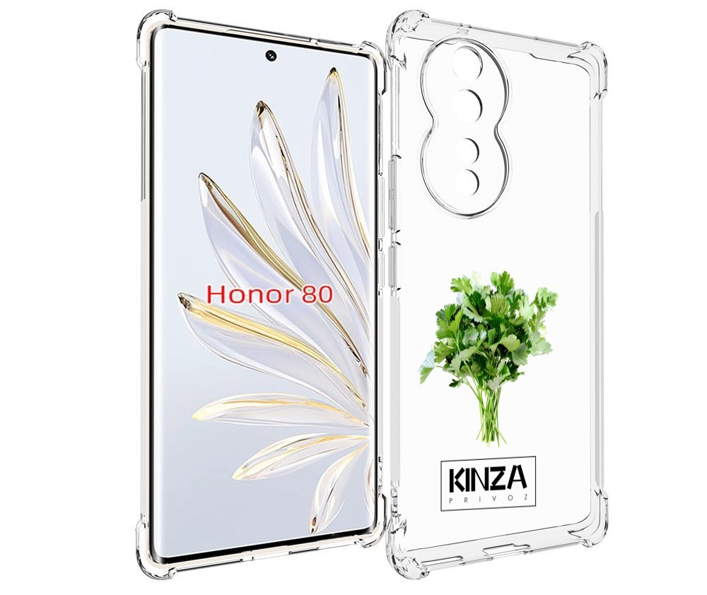 

Чехол MyPads Бренд Кинза для Honor 80, Прозрачный, Tocco