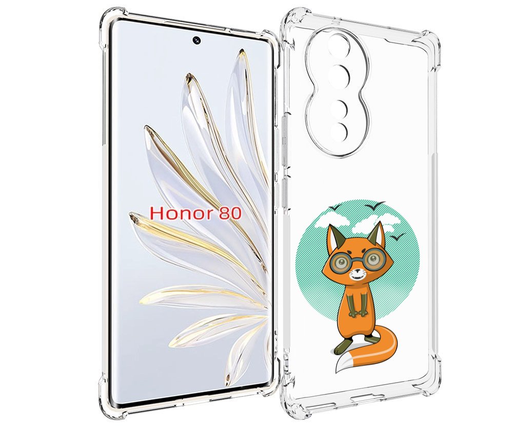 

Чехол MyPads задумчивая лиса для Honor 80, Прозрачный, Tocco