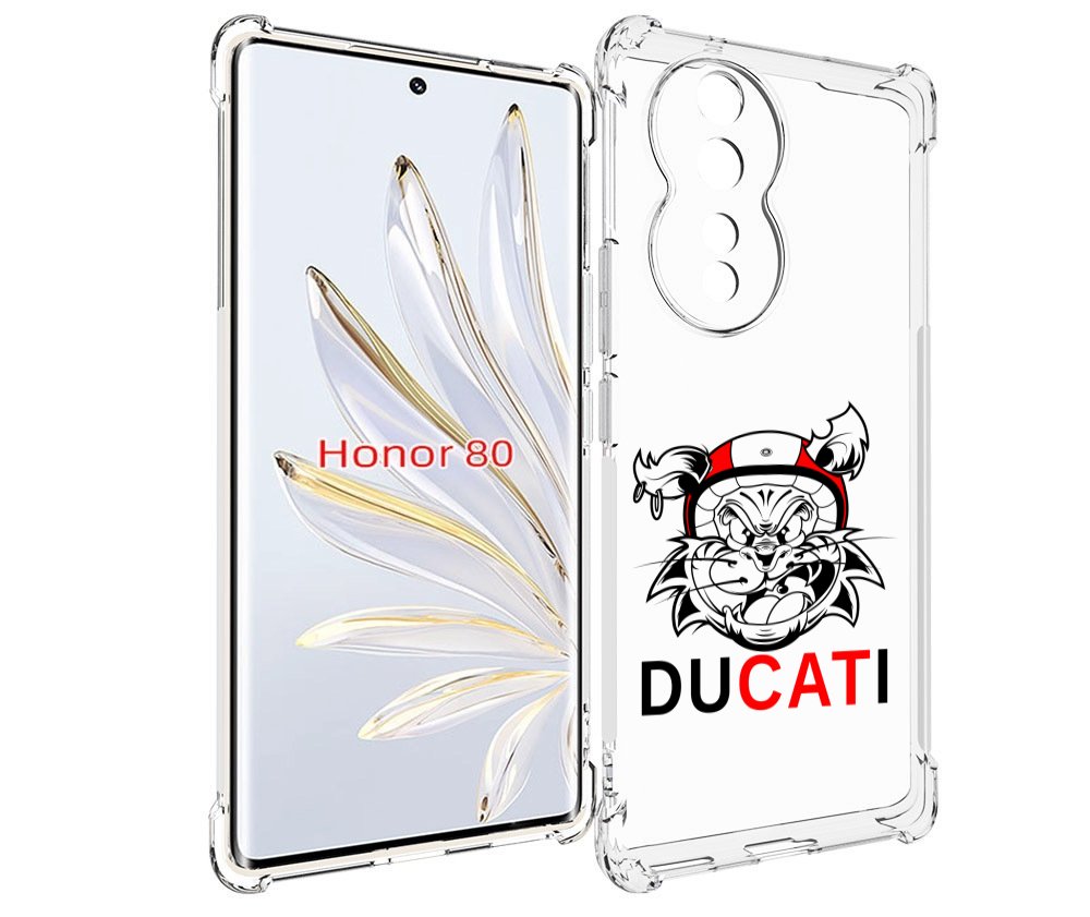 

Чехол MyPads дукати для Honor 80, Прозрачный, Tocco