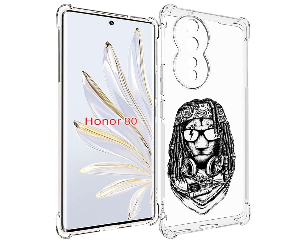 

Чехол MyPads дреды льва для Honor 80, Прозрачный, Tocco