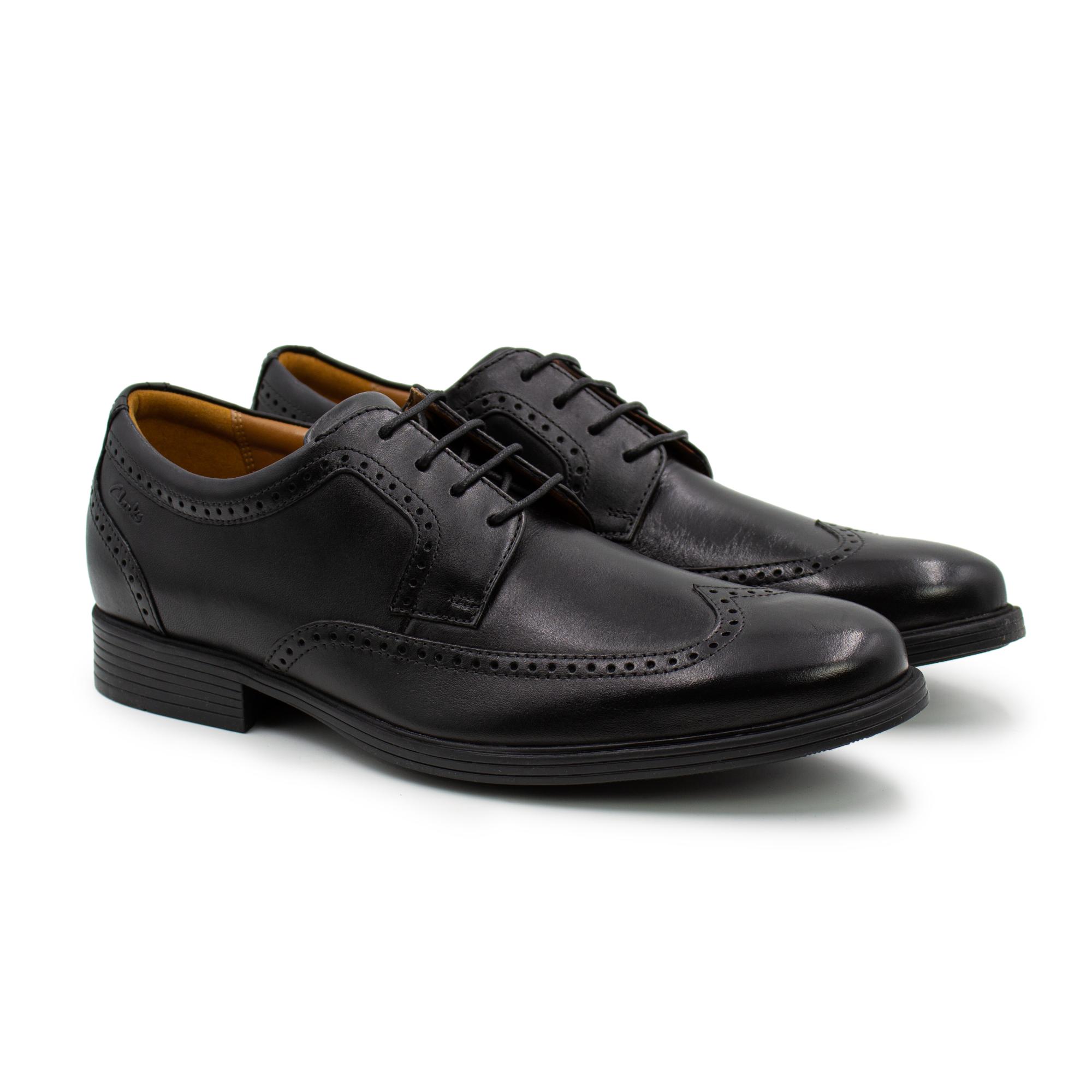 

Полуботинки мужские Clarks Whiddon Wing 26158009 черные 42 EU, Whiddon Wing 26158009