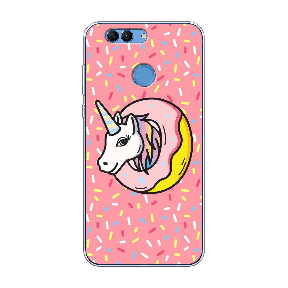 

Чехол Awog на Huawei Nova 2 "Единорог в пончике", Разноцветный, 62950-2