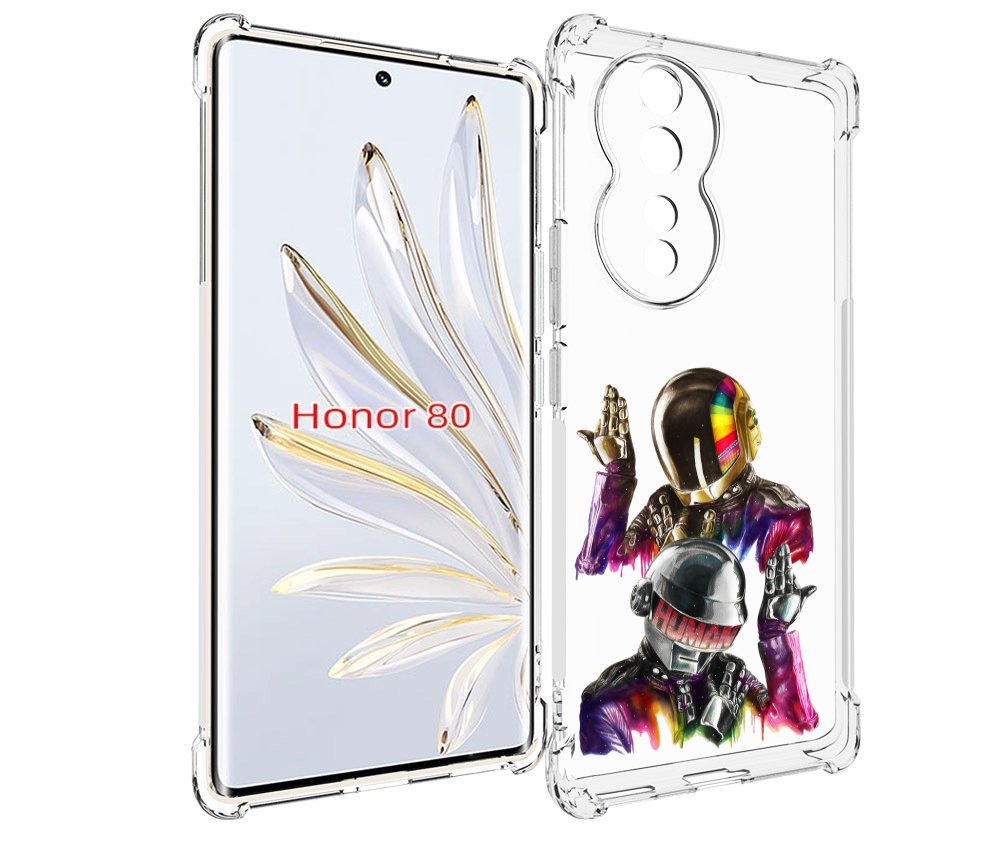 

Чехол MyPads диско космонавты для Honor 80, Прозрачный, Tocco