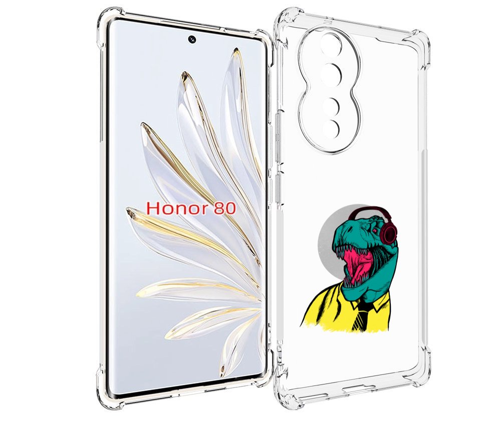 

Чехол MyPads дино для Honor 80, Прозрачный, Tocco