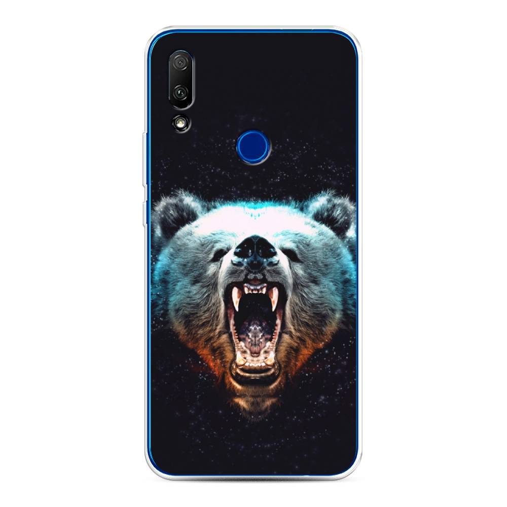 

Чехол Awog на Honor 9X "Медведь", Коричневый;голубой;черный, 69950-2