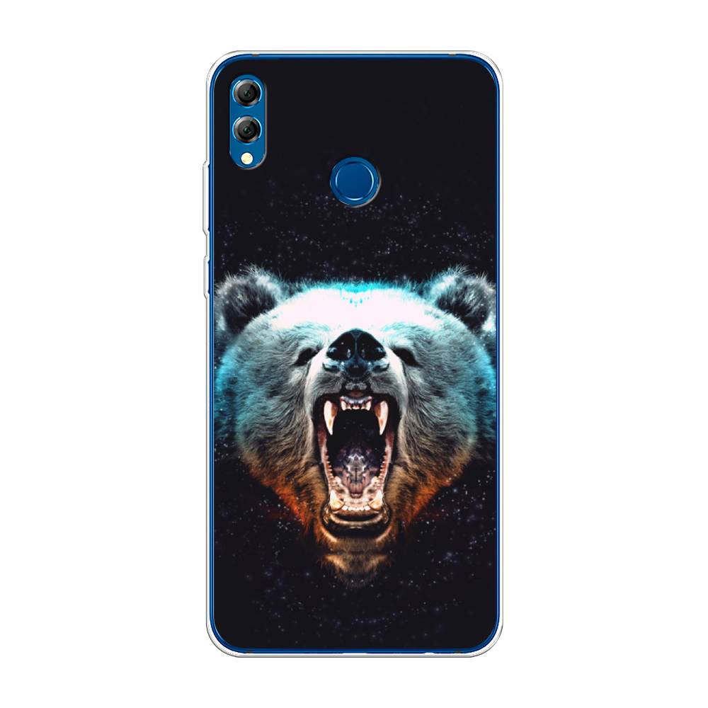 

Чехол Awog на Honor 8X Max "Медведь", Коричневый;голубой;черный, 66550-2