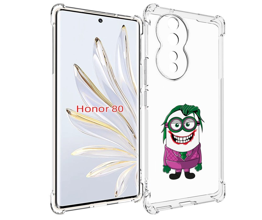 

Чехол MyPads джокер миньон для Honor 80, Прозрачный, Tocco