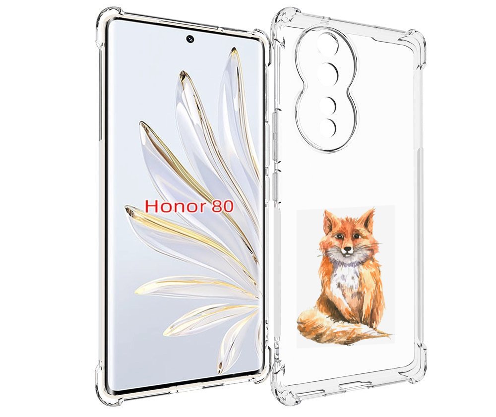 

Чехол MyPads детская лиса для Honor 80, Прозрачный, Tocco