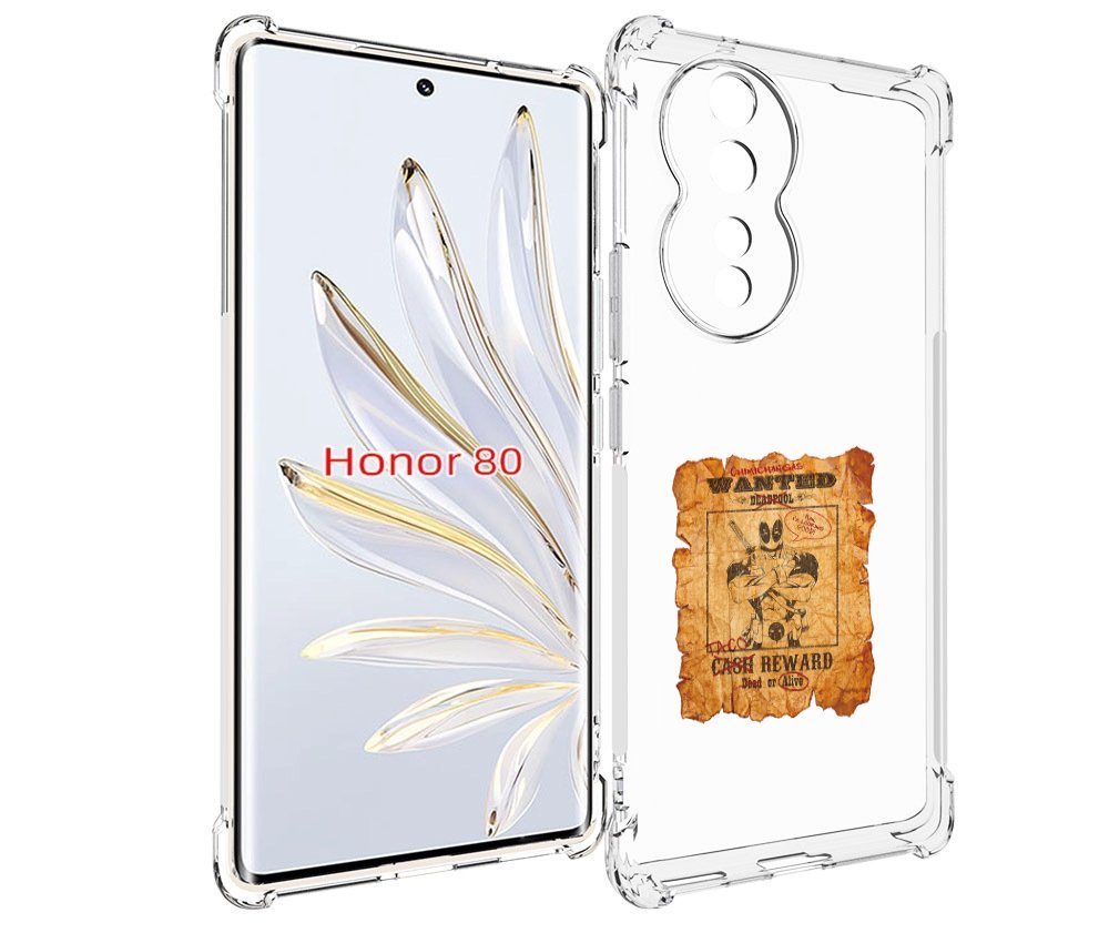 

Чехол MyPads дедпул для Honor 80, Прозрачный, Tocco