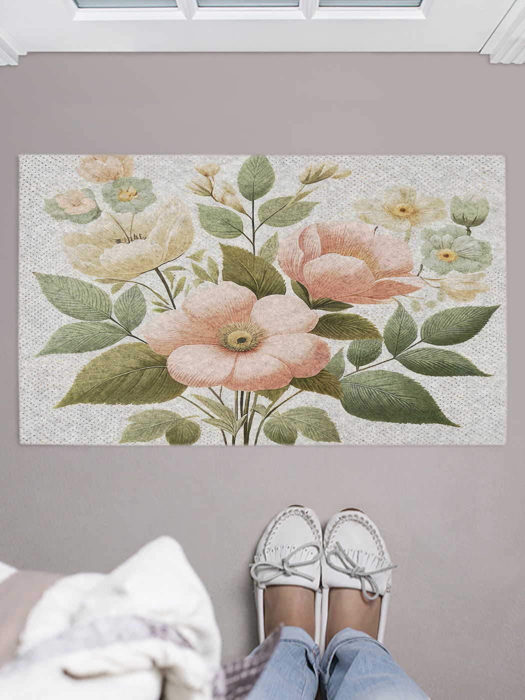 

Коврик придверный JoyArty Нежные цветы, door_sd3314