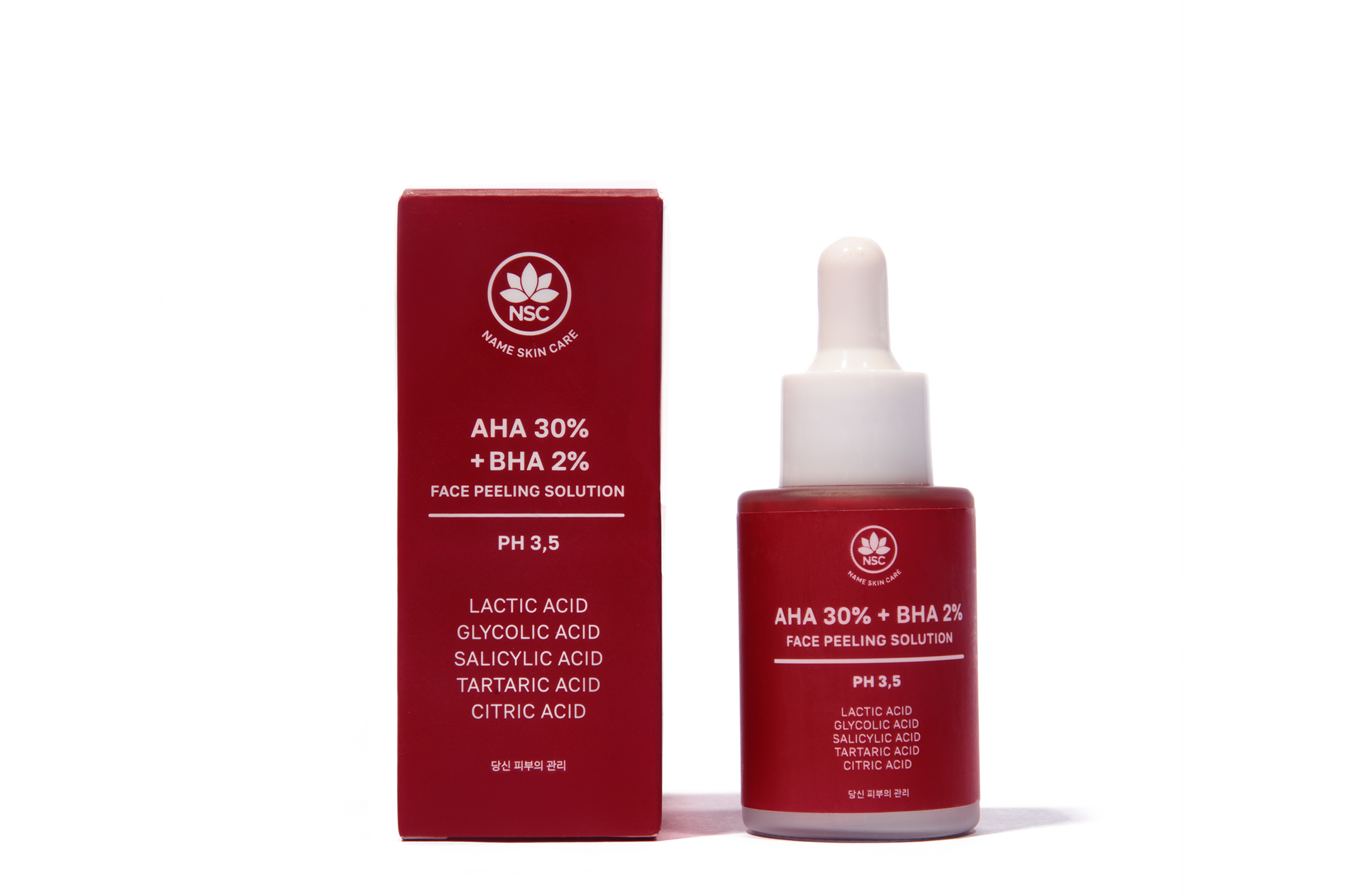 фото Пилинг для лица name skin care кислотный aha 30% + bha 2%