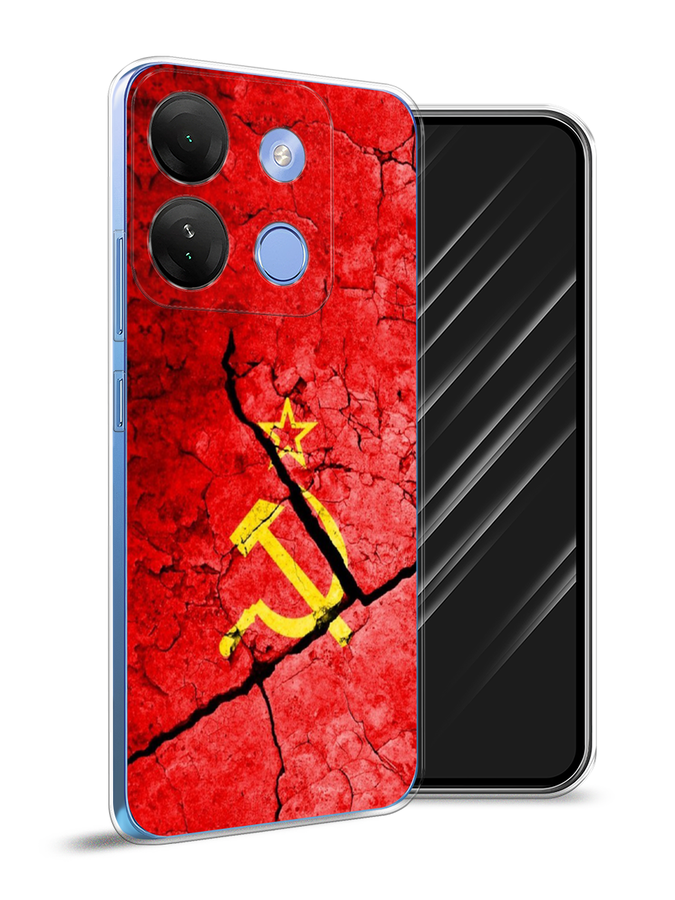 

Чехол Awog на Infinix Smart 7 HD "СССР", Красный;черный;желтый, 3103850-5
