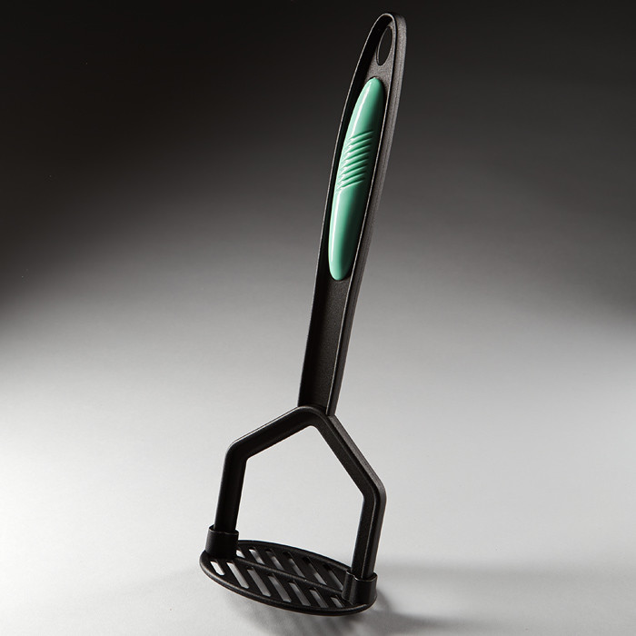

Пресс для картофеля BE-1654Y "Webber. Comfort mint", 32 см, цвет: черный, мятный