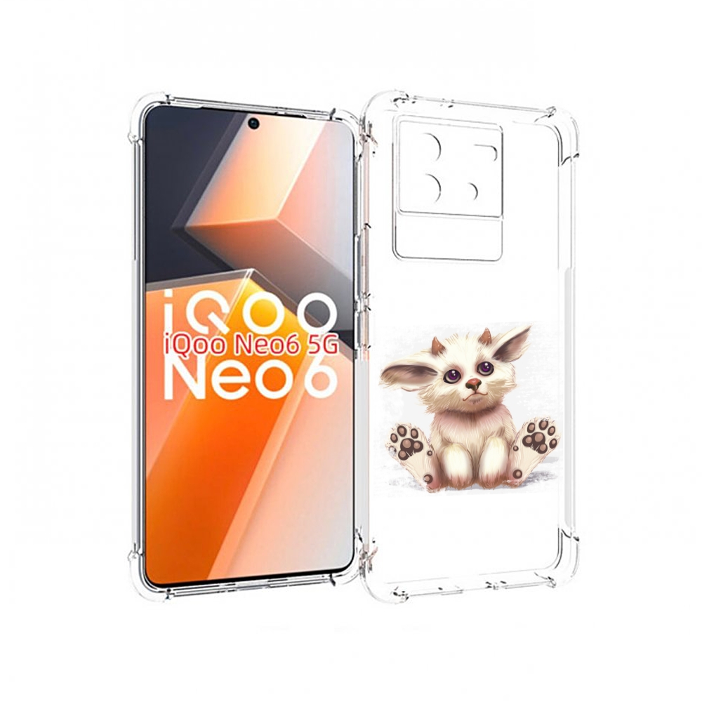 

Чехол MyPads Маленькое чудо детский для Vivo iQoo Neo 6 5G, Прозрачный, Tocco