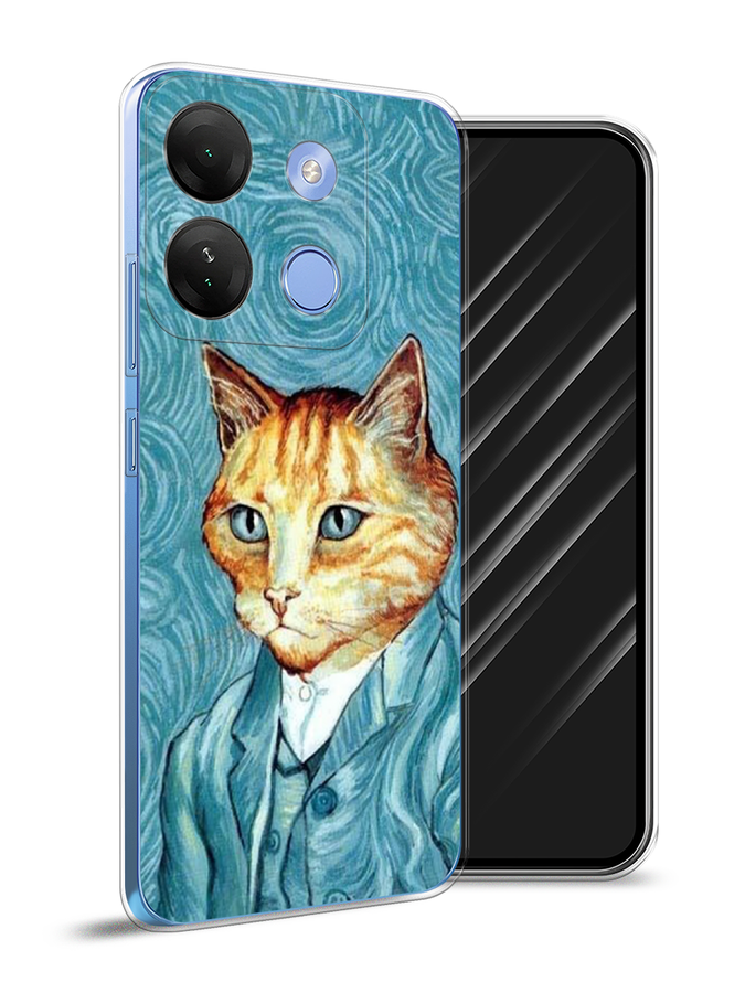 

Чехол Awog на Infinix Smart 7 HD "Кот Ван Гог", Голубой;коричневый, 3103850-2