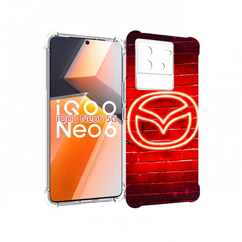 

Чехол MyPads Мазда для Vivo iQoo Neo 6 5G, Прозрачный, Tocco