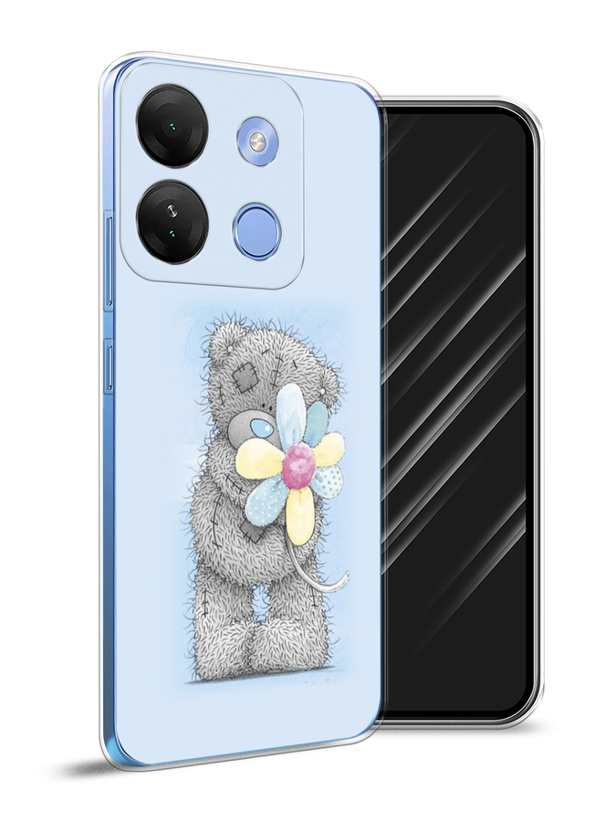 

Чехол Awog на Infinix Smart 7 HD "Me to you с ромашкой", Голубой;серый;желтый, 3103850-2