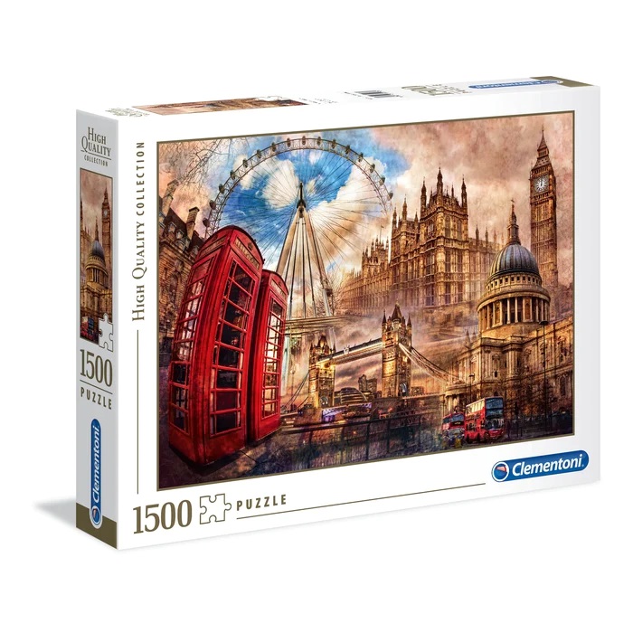 

Пазл Clementoni 1500 Винтажный Лондон, арт.31807