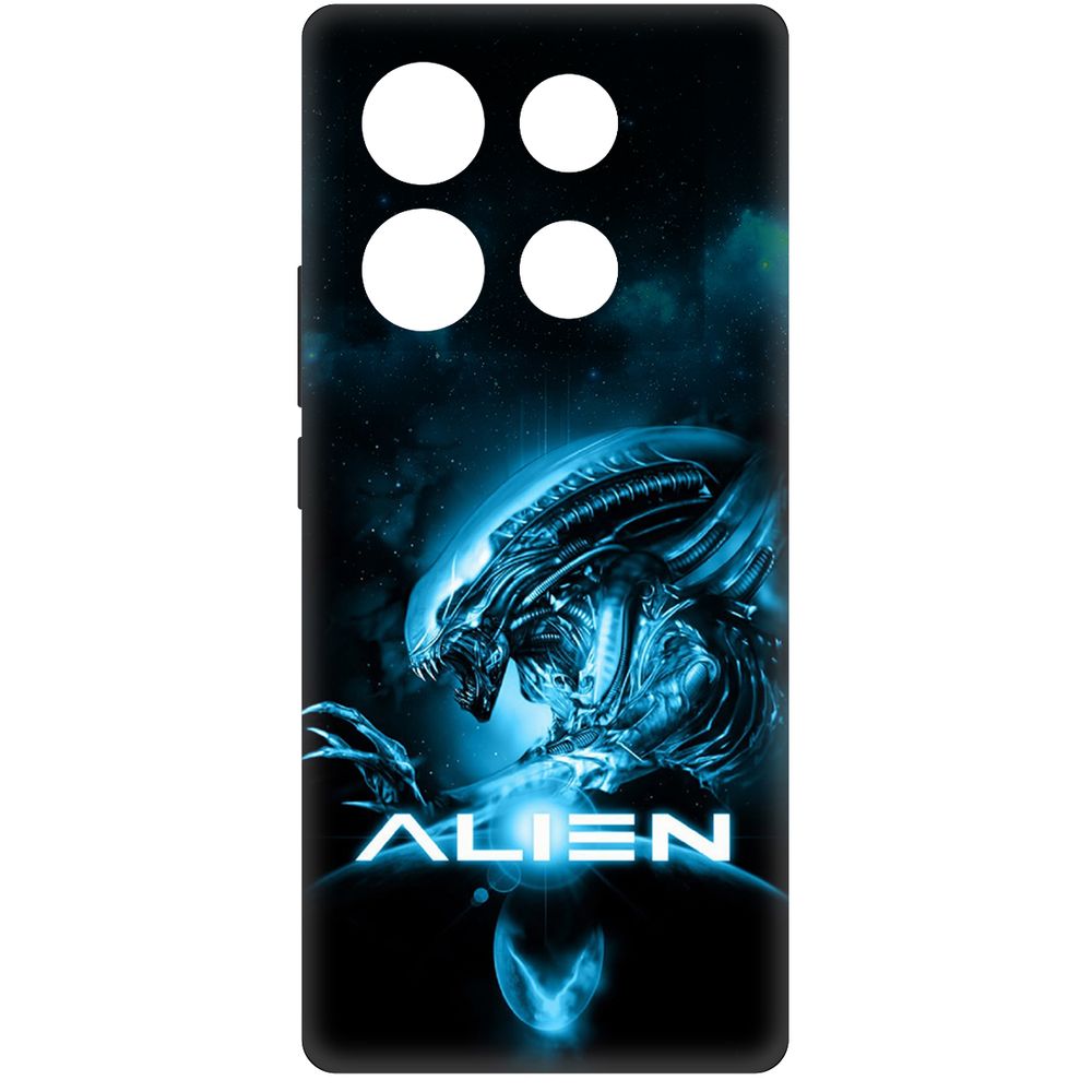 

Чехол-накладка Krutoff Soft Case Чужой. Космос для INFINIX Note 40 Pro черный