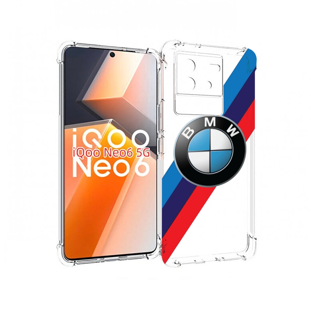 

Чехол MyPads Лого-BMW мужской для Vivo iQoo Neo 6 5G, Прозрачный, Tocco